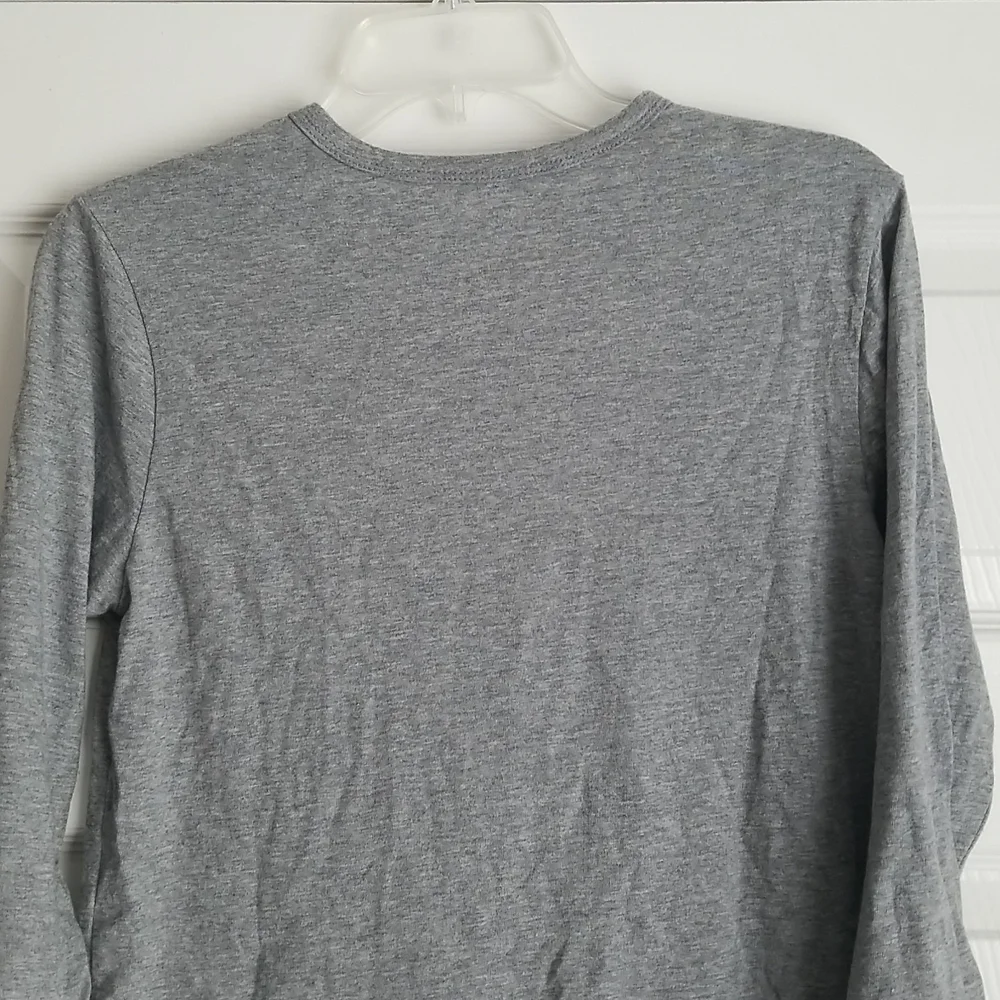 Wonder Nation Boy's Grey Long Sleeve Shirt